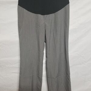 Gray and Black Women's Maternity Pants